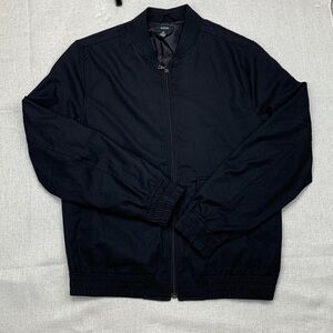 ALFANI Men's Textured Bomber Jacket Size S